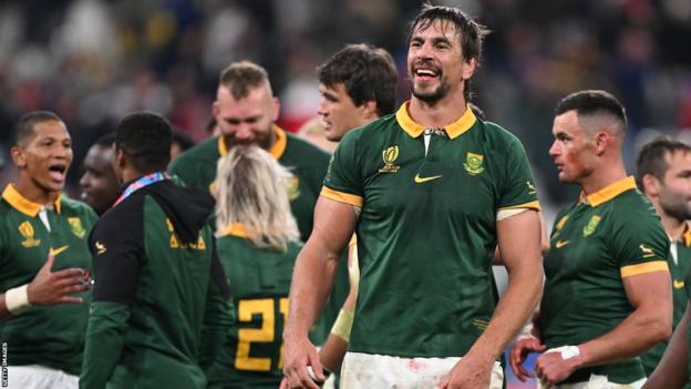 Eben Etzebeth celebrates