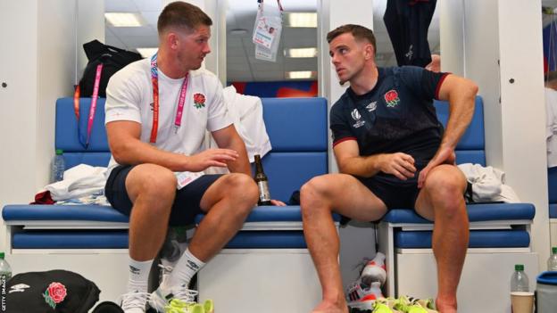 Owen Farrell and George Ford