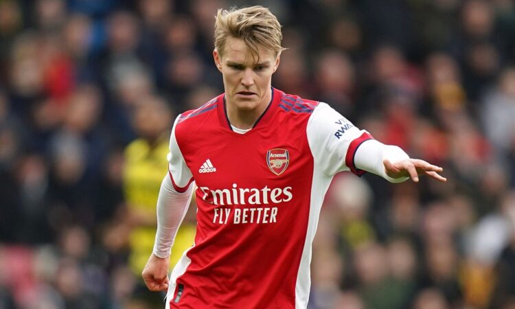 martin odegaard arsenal 2022