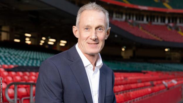 Robert Howley, pictured at the Principality Stadium led Wales to the 2013 Six Nations title, and was an assistant to Warren Gatland in the Grand Slam success of 2008, 2012 and 2019