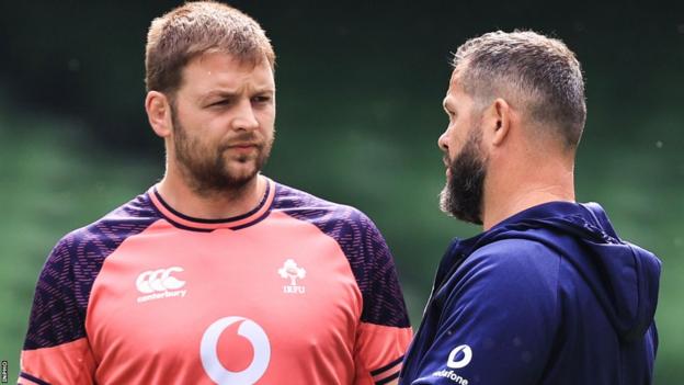 Andy Farrell and Iain Henderson