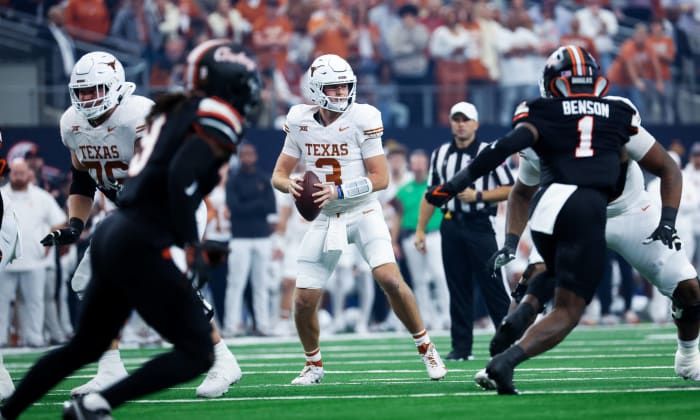 Quarterfinal:  No. 5 Texas vs. No. 4 Oklahoma State