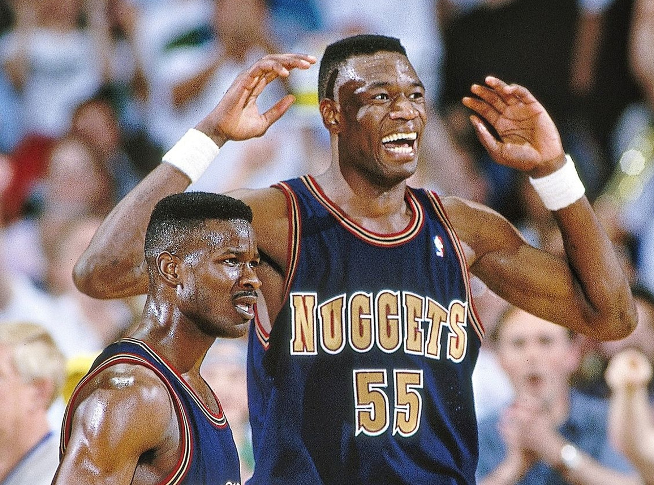 Robert Pack and Dikembe Mutombo, Denver Nuggets