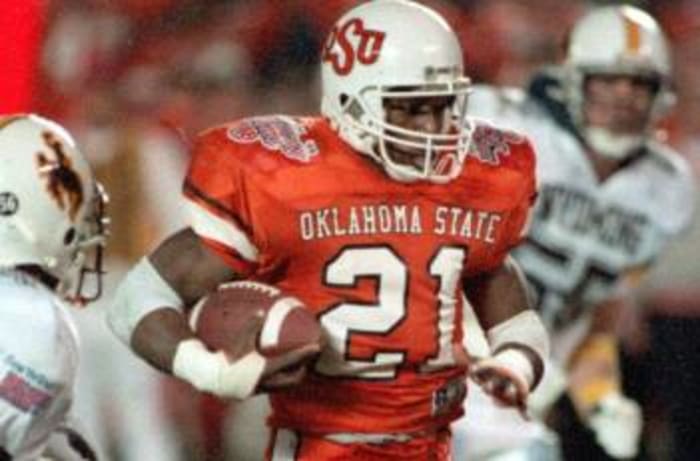 Barry Sanders, Running Back, Oklahoma State, 1988 Holiday Bowl