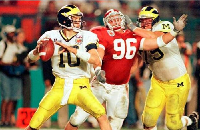 Tom Brady, Quarterback, Michigan, 2000 Orange Bowl