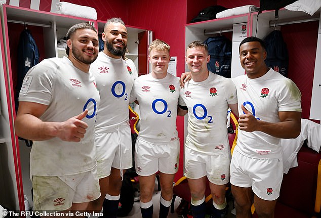 The flanker, who was born in New Zealand, was surprised by his family on the day of the game