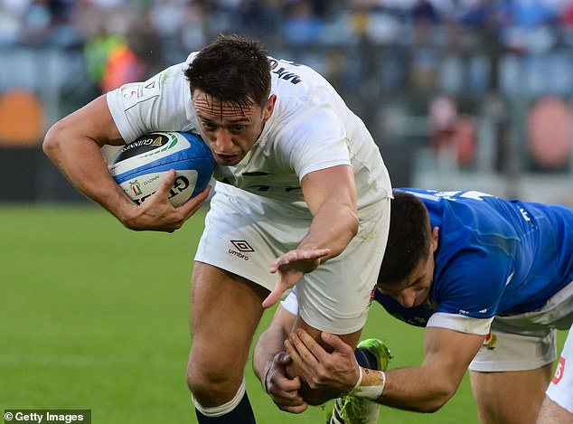 Alex Mitchell was one of England's try scorers as they fought back from behind against Italy