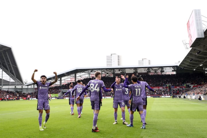 Mohamed Salah, Luis Diaz, Conor Bradley, Andrew Robertson