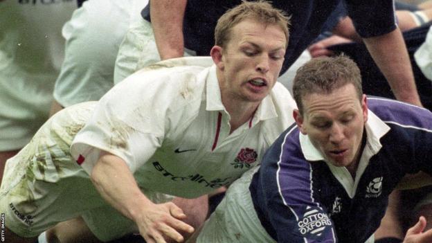 Matt Dawson and Andy Nicol in 2000