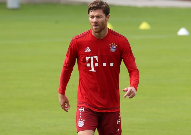 Xabi Alonso during his time at Bayern.