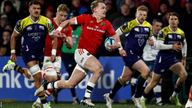 Mike Haley scored Munster's second try in Cork