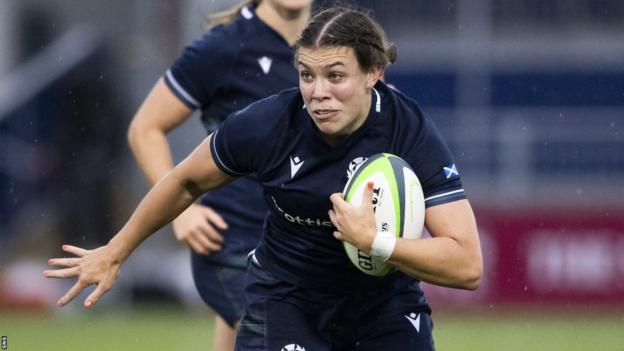 Scotland lock Louise McMillan