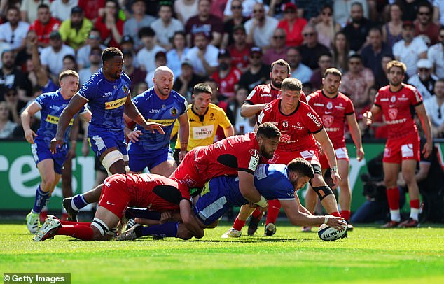 Ethan Roots' try had put Exeter Chiefs in the lead but they still ended up suffering a defeat