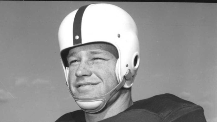 Jerry Tubbs, Center/Linebacker (1954-56)