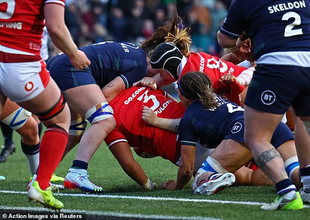 Lleucu George missed a conversion which would have secured a draw for Wales after late comeback from the hosts