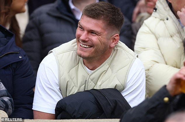 Farrell was pictured in the stands at Twickenham as he watched England beat Ireland, with his dad, Andy, the head coach of the Irish national side