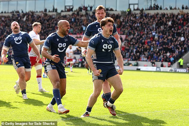 England scrum-half Raffi Quirke starred in Sale's vital Premiership win over Harlequins