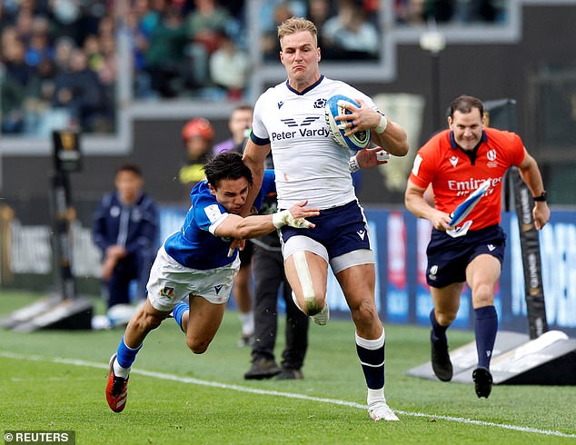 The big South African on the Scottish wing, Duhan van der Merwe, is a freakish physical specimen and he enjoyed a great tournament edging the likes of James Lowe