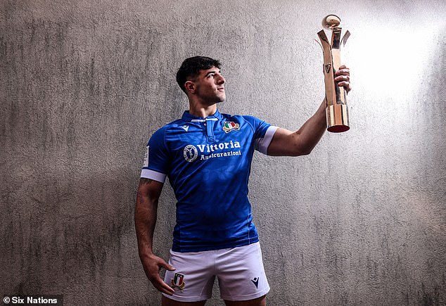 Tommaso Menoncello was named the Six Nations men’s player of the Championship for 2024