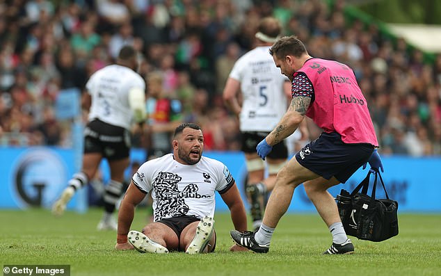 England are sweating in the fitness of Ellis Genge after he picked up a calf injury against Harlequins on the find day of the Premiership