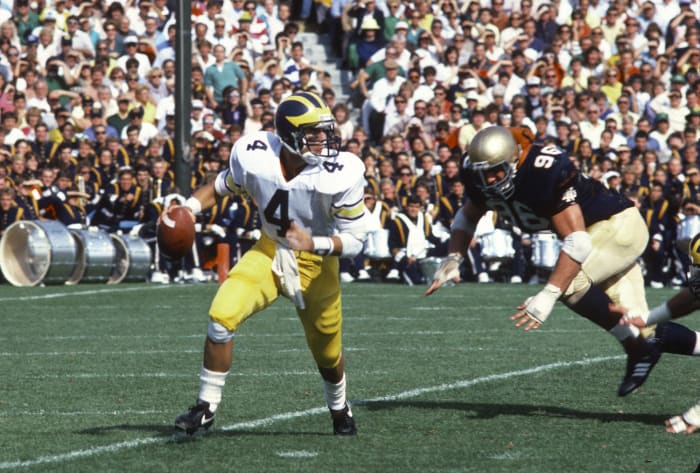 Jim Harbaugh, Quarterback (1983-'86)