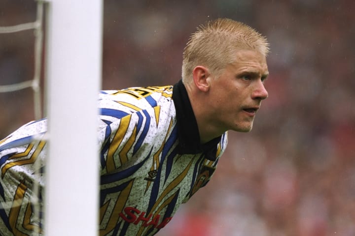 Peter Schmeichel the Manchester United goalkeeper