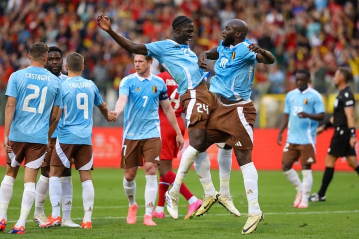 Amadou Onana and Romelu Lukaku