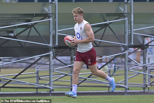 The Harlequins fly-half has been picked ahead of Northampton namesake Fin Smith (pictured)