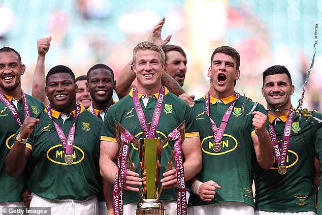 Twickenham felt more like a home game for the Springboks as they were so many green shirts