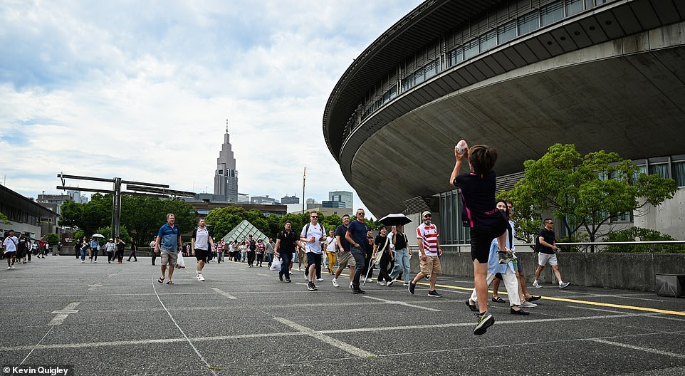 England took on Japan in Tokyo at the impressive Japan National Stadium in the first game of their post-season summer tour