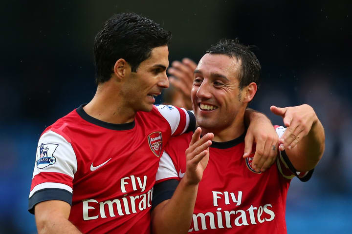 Mikel Arteta, Santi Cazorla