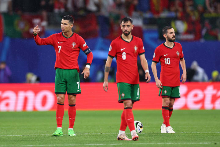 Cristiano Ronaldo, Bruno Fernandes, Bernardo Silva