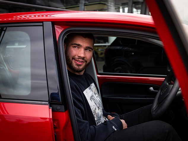 Leicester and England star George Martin recently got a new car after outgrowing his old one