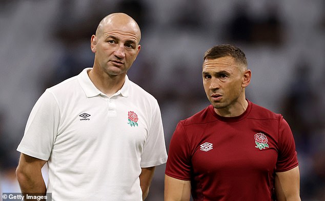 Sinfield (right) and Steve Borthwick (left) were appointed by the RFU in 2022