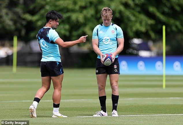 Marcus Smith (L) and Fin Smith (R) are competing to start for England against Japan and New Zealand