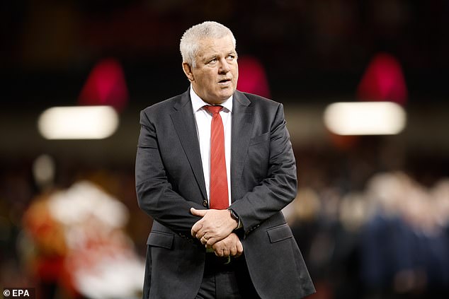 Sam Parry has left Wales' squad after feeling disrespected by coach Warren Gatland (above)