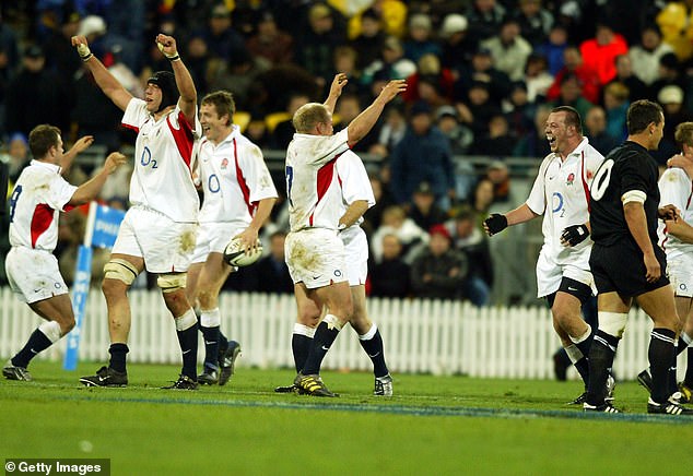 The win in Wellington back in 2003 was a landmark moment for the England team