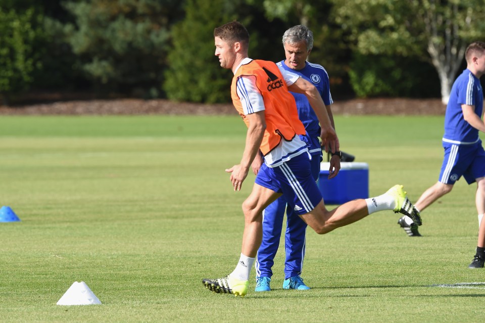 Mourinho seemed unsure if Cahill would be ok to play against Kane again