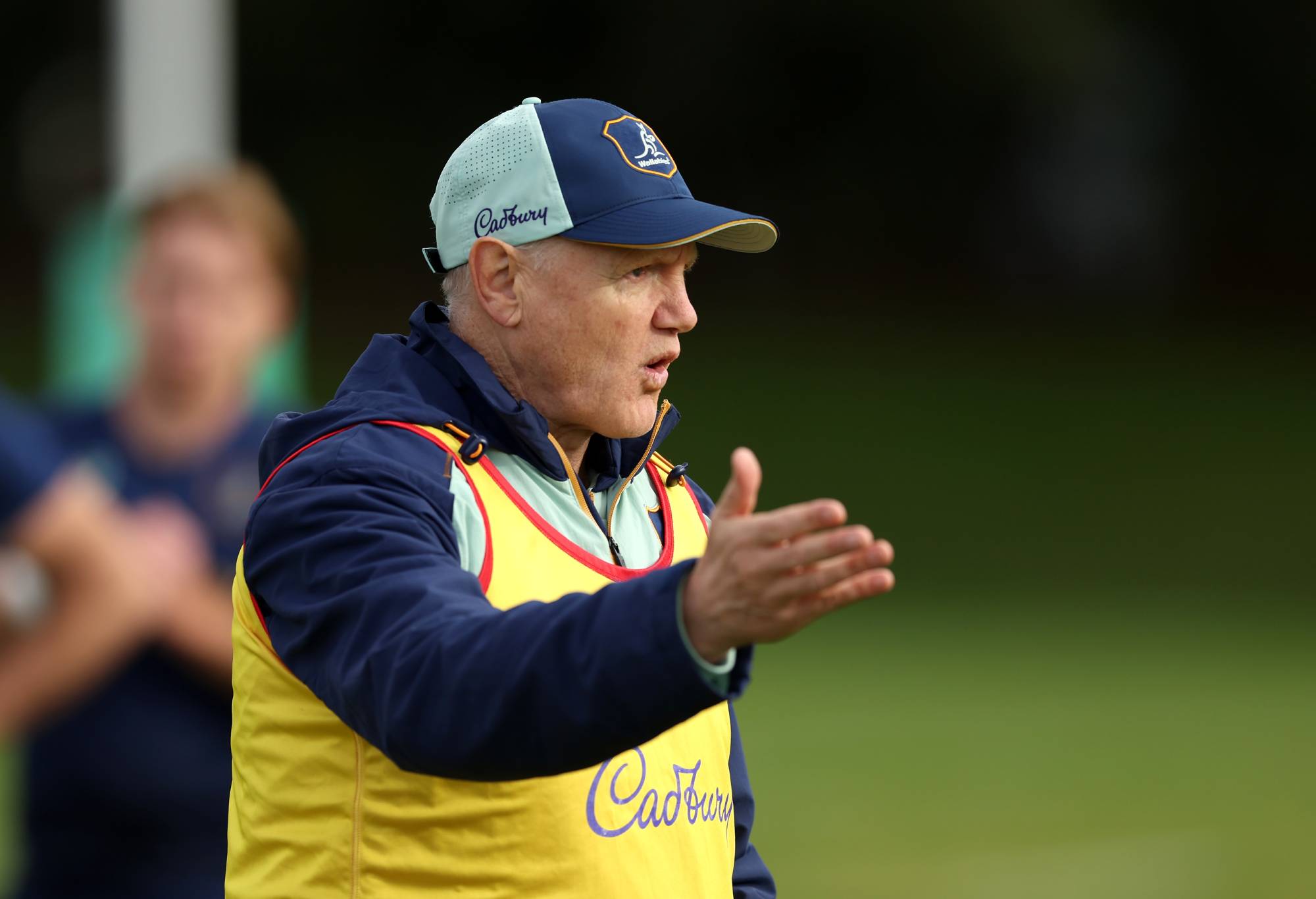 Wallabies head coach Joe Schmidt looks on during a Wallabies training session at David Phillips Sports Complex on July 04, 2024 in Sydney, Australia. (Photo by Matt King/Getty Images)