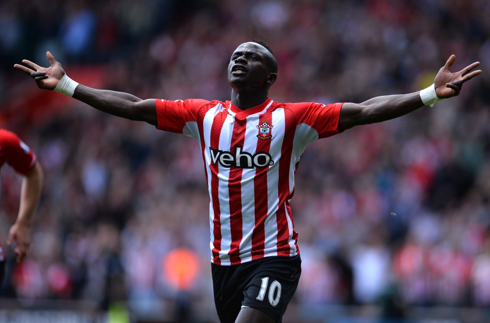 Mane enjoyed two impactful seasons at Southampton before he moved to Liverpool