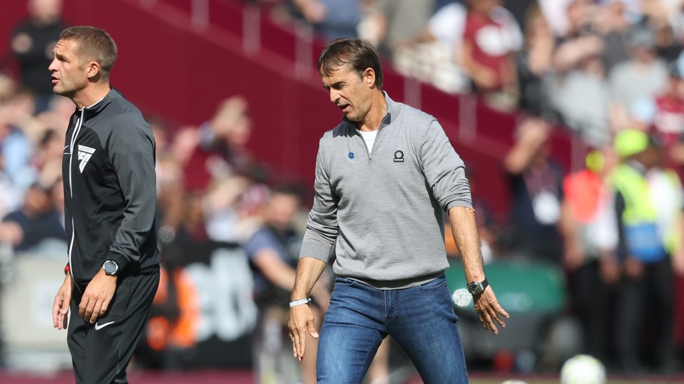 Lopetegui has overseen West Ham's worst league start to a season on home soil