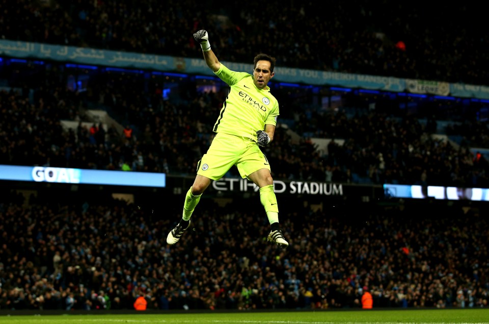 The goalkeeper left Barcelona for City in 2016