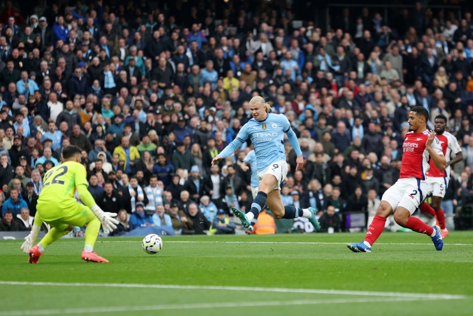 Haaland started the game off with a bang as he scored his 100th Premier League goal