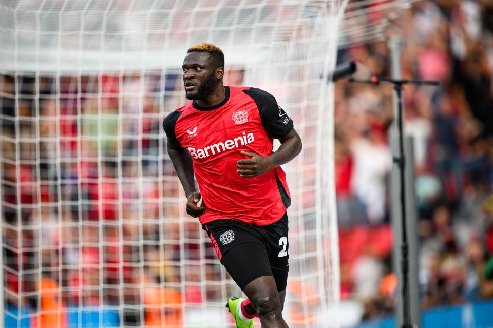 Boniface has scored 24 goals in 39 games since joining Leverkusen in 2023