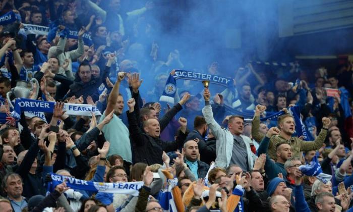 Foxes fans celebrated the team's title win long into the night