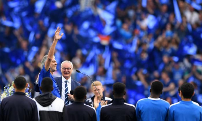 Italian opera singer Andrea Bocelli was a part of Leicester's title celebrations