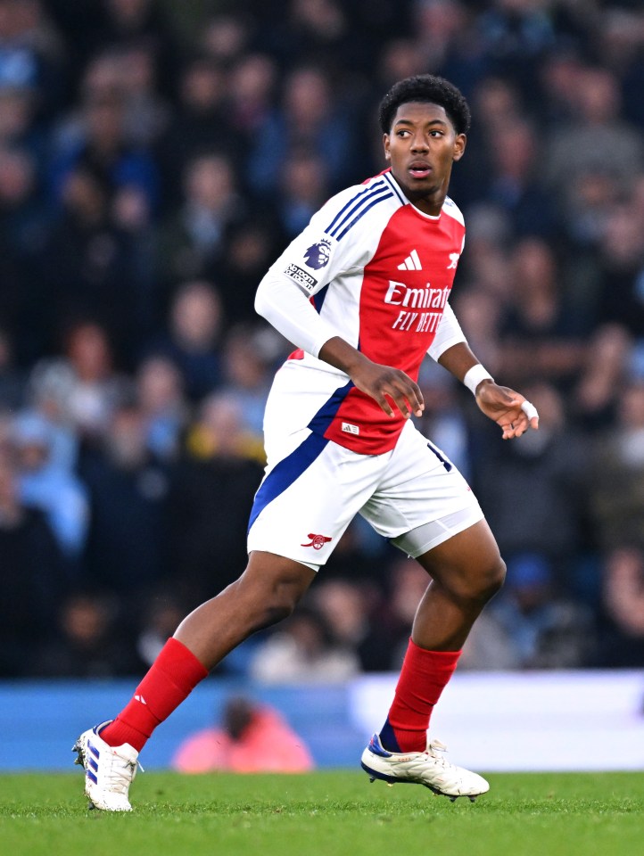 Lewis-Skelly featured off the bench at the Etihad in what was his senior debut