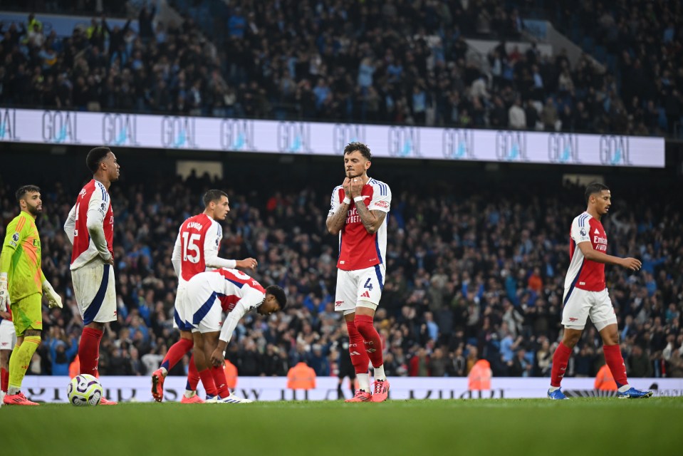 Arsenal were devastated having come so close to a three huge points