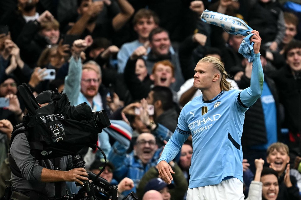 Haaland added another goal to his tally when he scored the opener against Arsenal