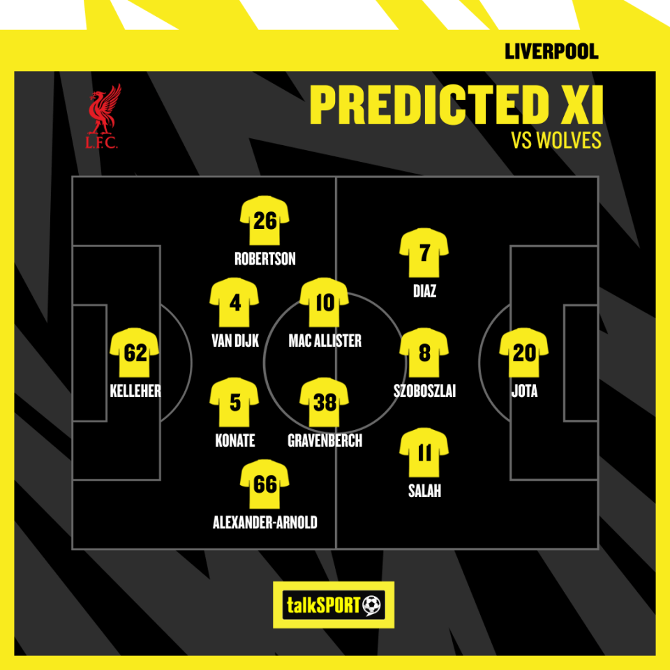 Slot has quickly found a settled starting XI